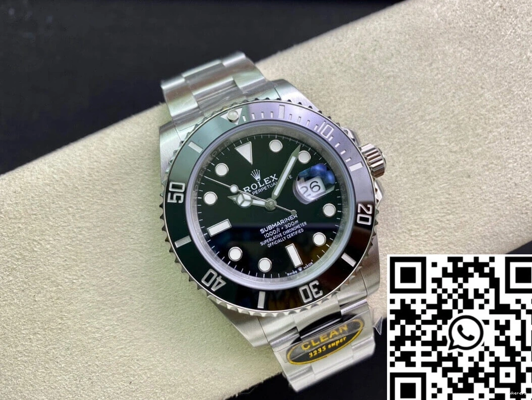 Factory Clean Submariner Rolex Dial Black M126610LN-0001 41MM 0325